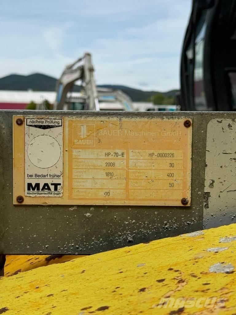 Bauer MAT HP 70 건설 장비 - 기타