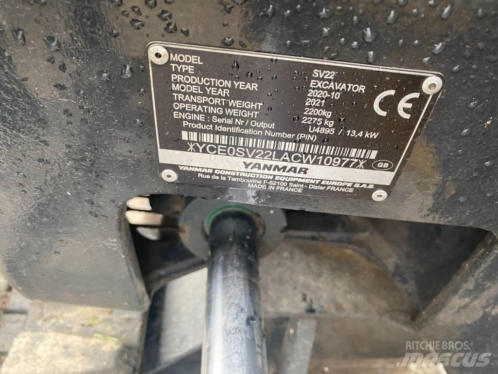 Yanmar SV 22 소형 굴삭기 7톤 미만