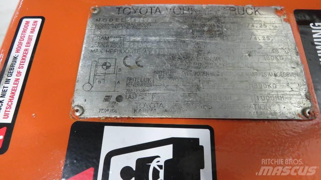Toyota 5FBE18 전동 지게차