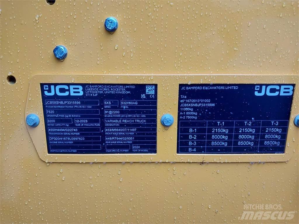 JCB 532-60 AGRI 텔러 핸들러