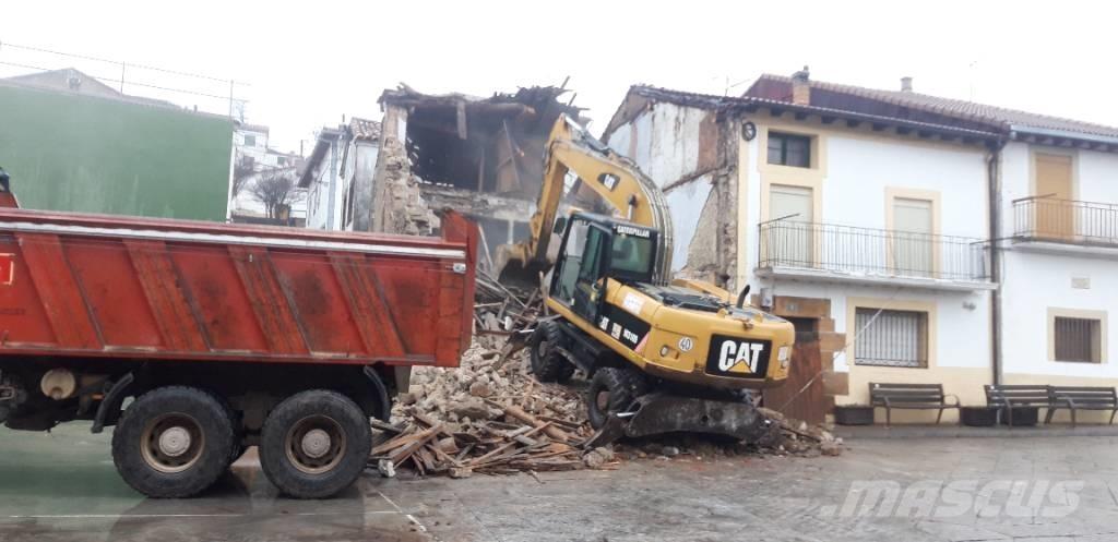 CAT M318d  휠 굴삭기