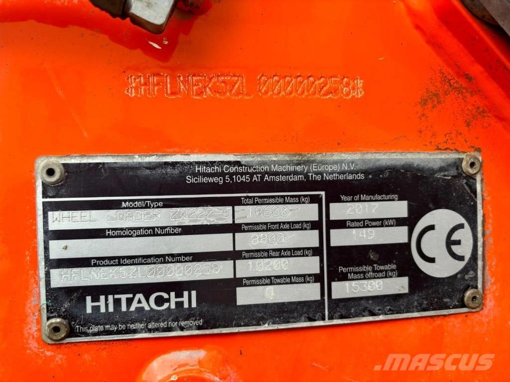 Hitachi ZW 220-6  휠로우더