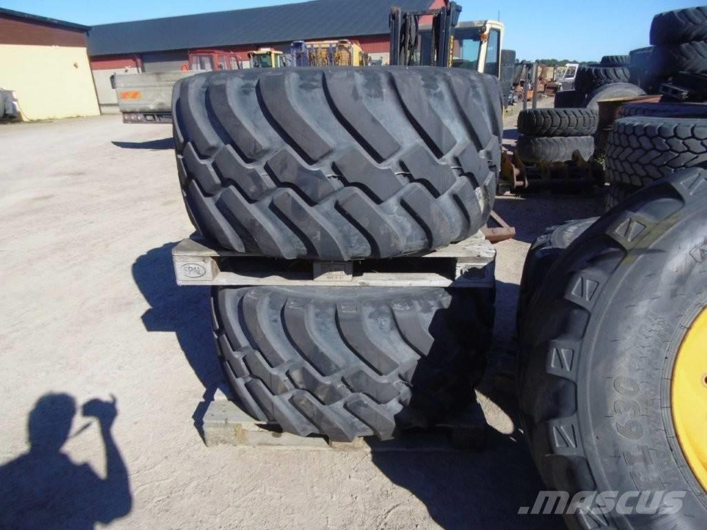  Däck Twin 600/55R  휠로우더
