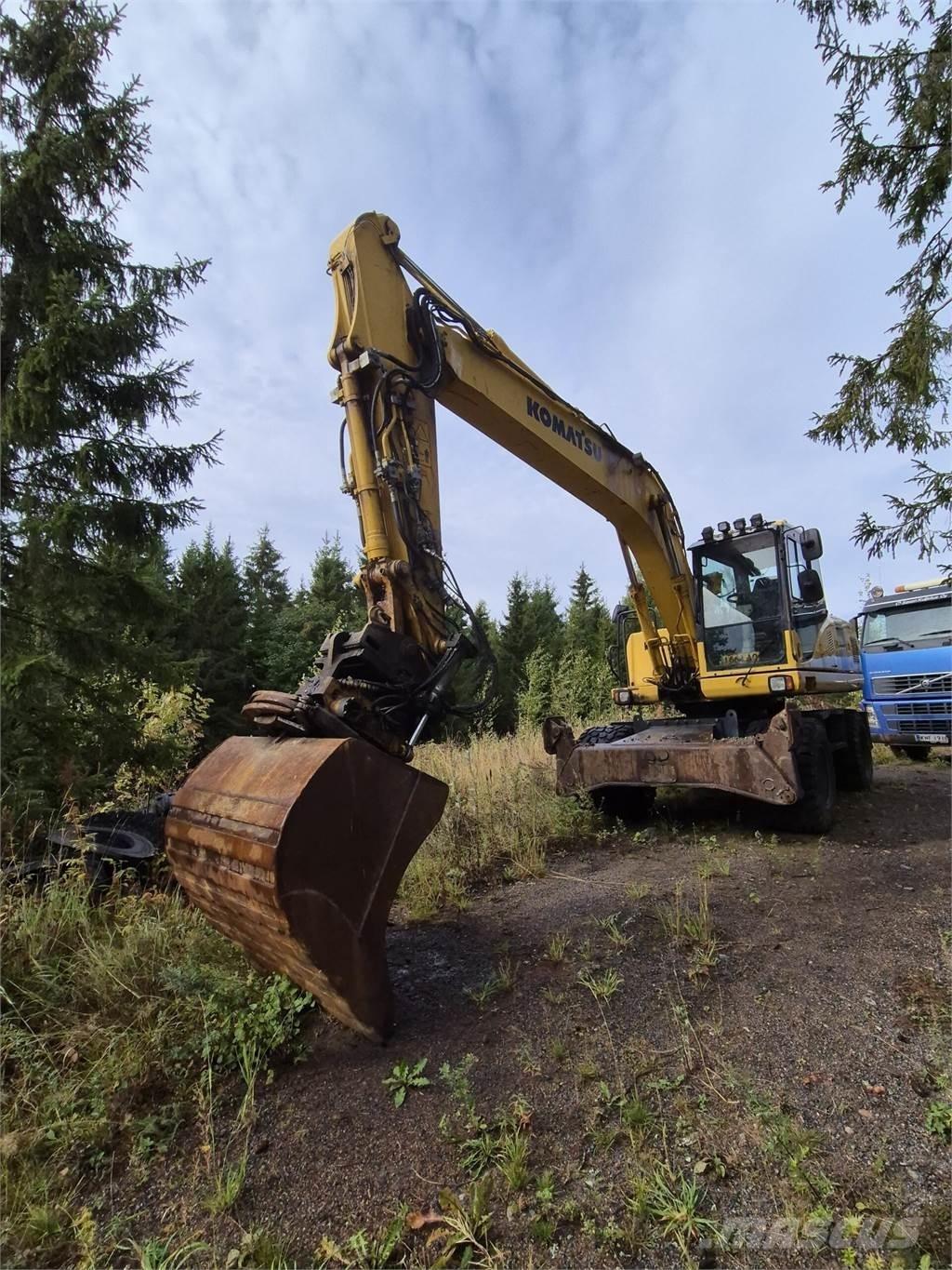 Komatsu PW180 ES-7  휠 굴삭기