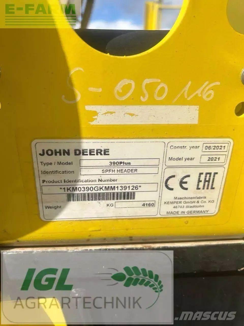 John Deere 9700 i 자동 초지기계
