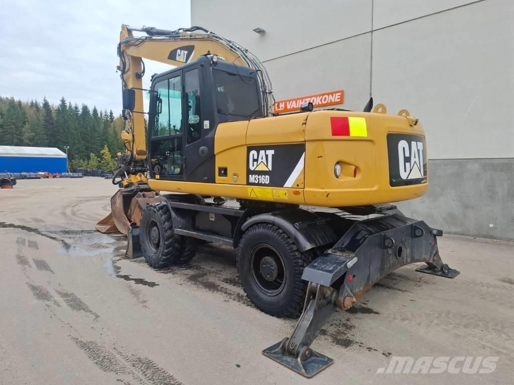 CAT 316D  휠 굴삭기