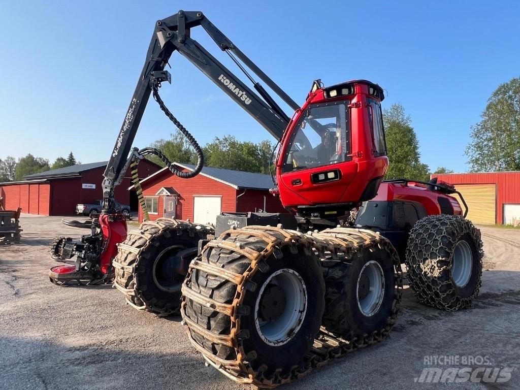 Komatsu 951 원목 하베스터