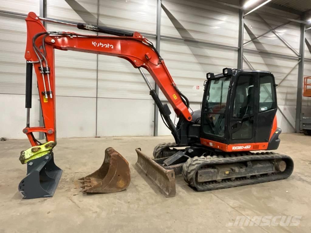 Kubota KX 080-4 A 2 중형굴삭기 7톤-28톤