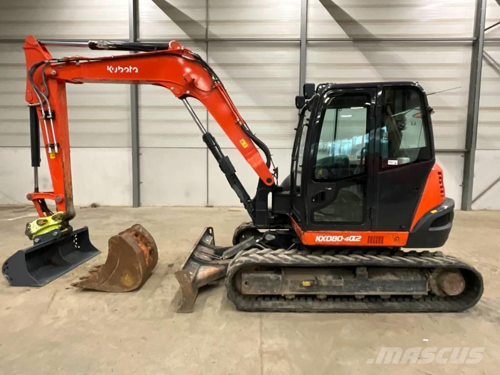 Kubota KX 080-4 A 2 중형굴삭기 7톤-28톤