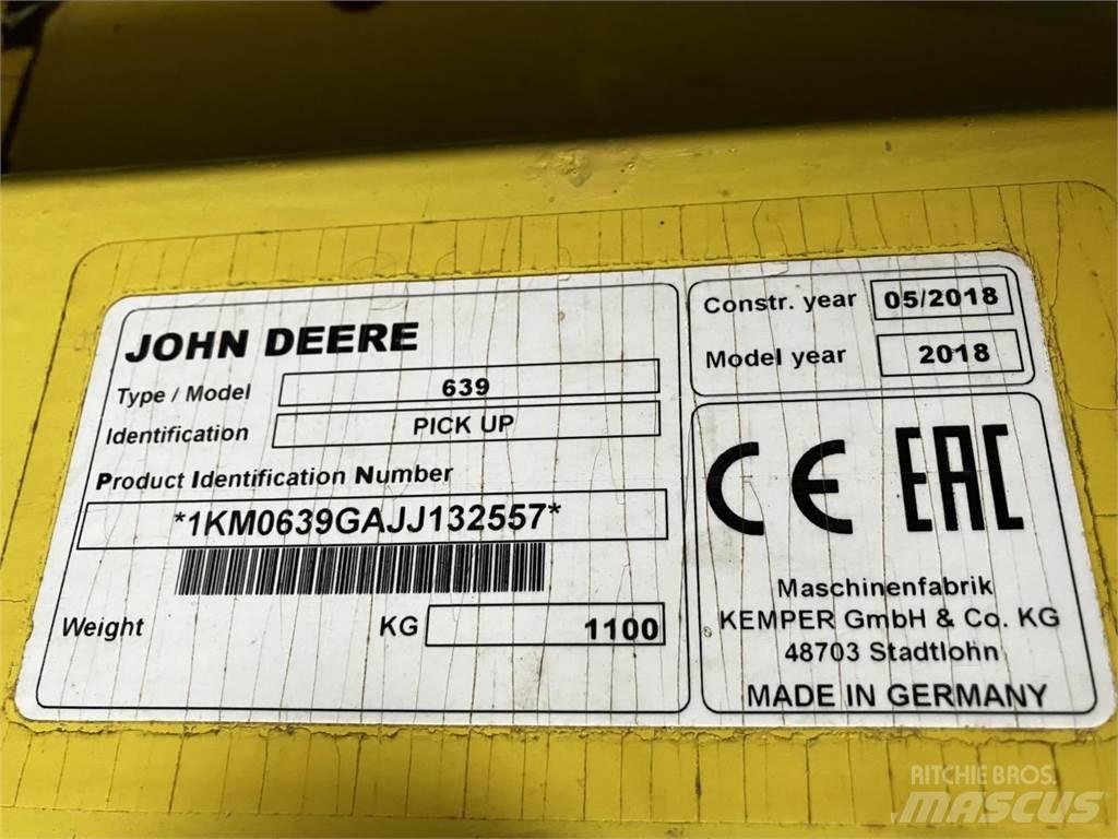 John Deere 639 콤바인 수확기 부속품