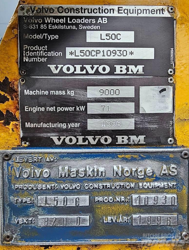Volvo L 50 C  휠로우더