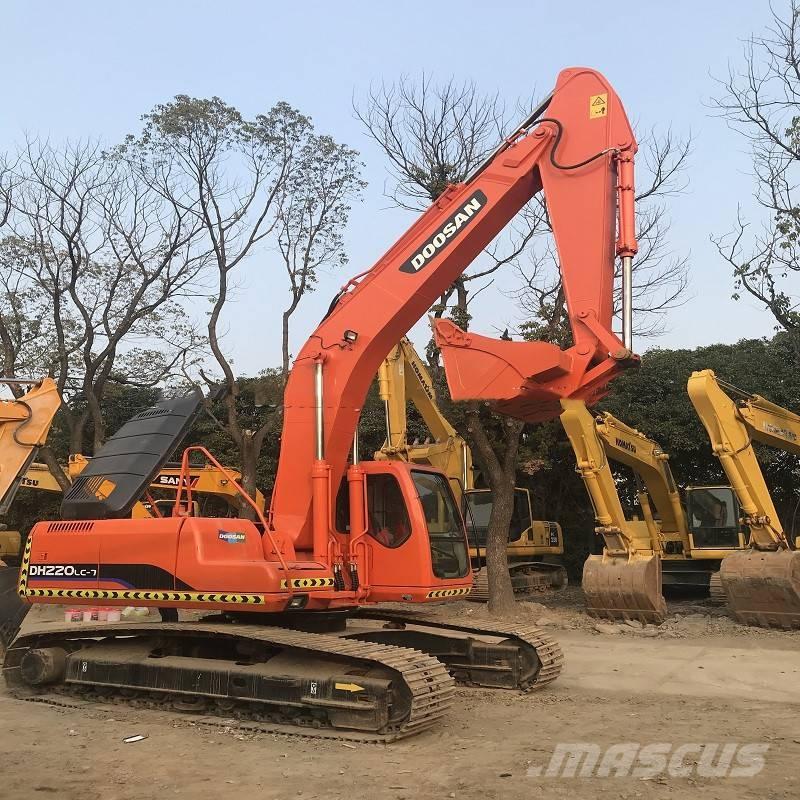 Doosan dh220lc-7 대형 굴삭기 29톤 이상