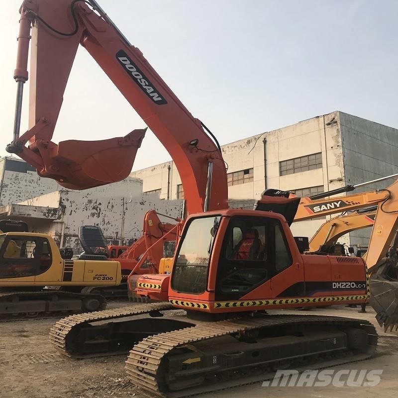 Doosan dh220lc-7 대형 굴삭기 29톤 이상