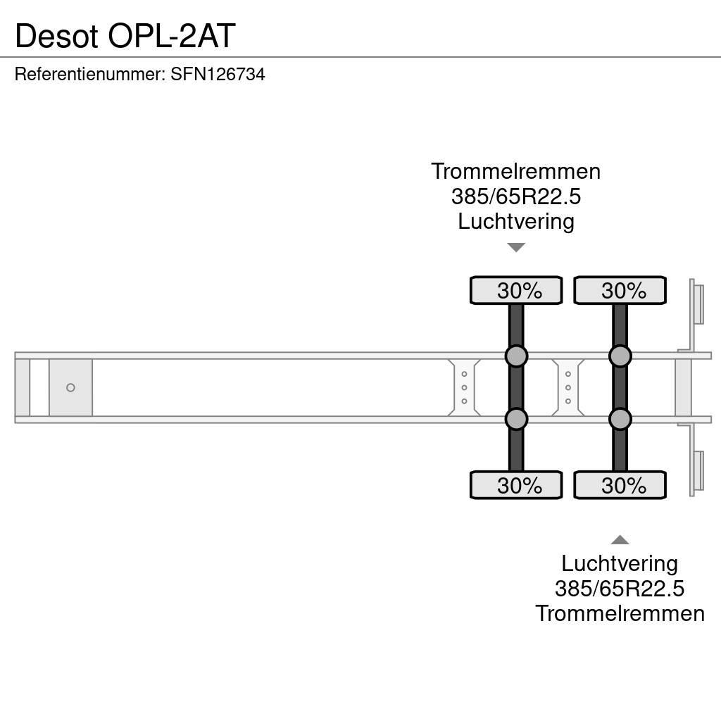 Desot OPL-2AT 박스 바디 세미 트레일러