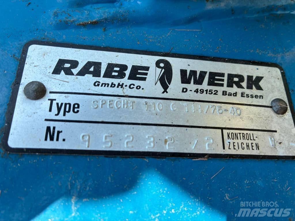 Rabe Specht 110 가역 플로우(쟁기)