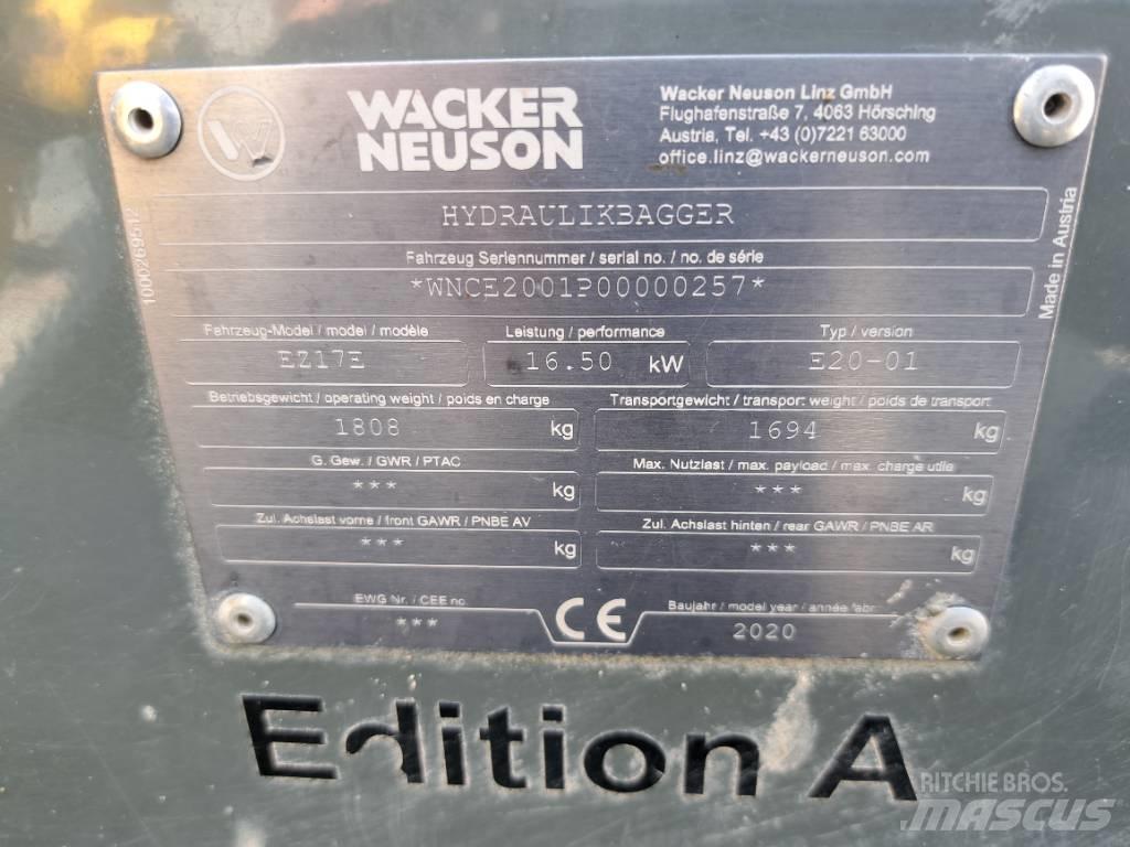 Wacker Neuson EZ17e 대형 굴삭기 29톤 이상