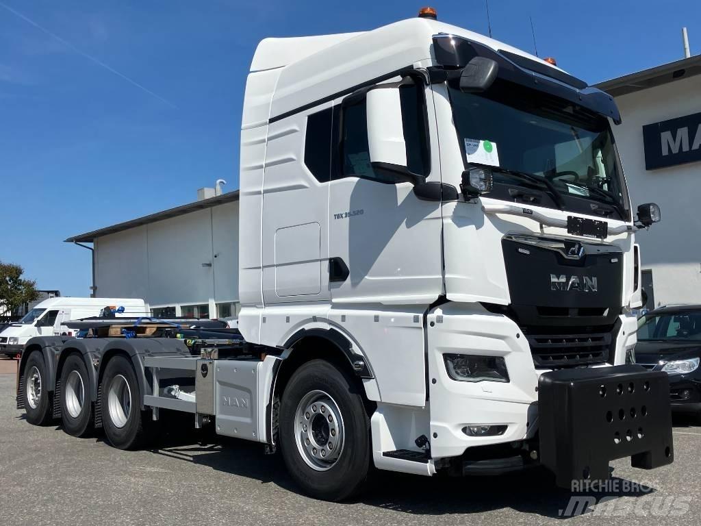 MAN TGX 35.520 훅 리프트 트럭