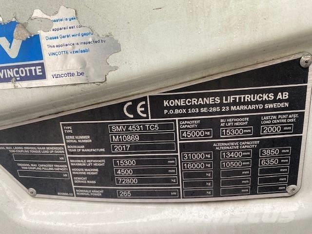 Konecranes SMV 4531 리치 스태커