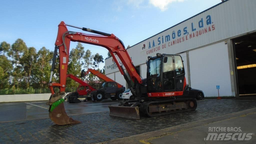 Kubota KX 080-4 중형굴삭기 7톤-28톤
