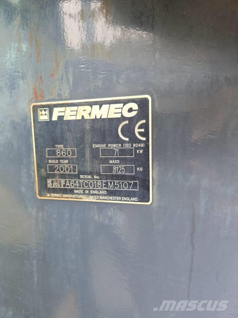 Fermec 860 백호로더