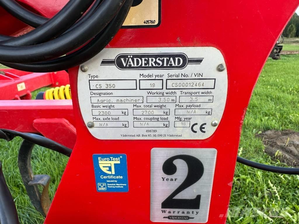 Väderstad Cultus350 경운기