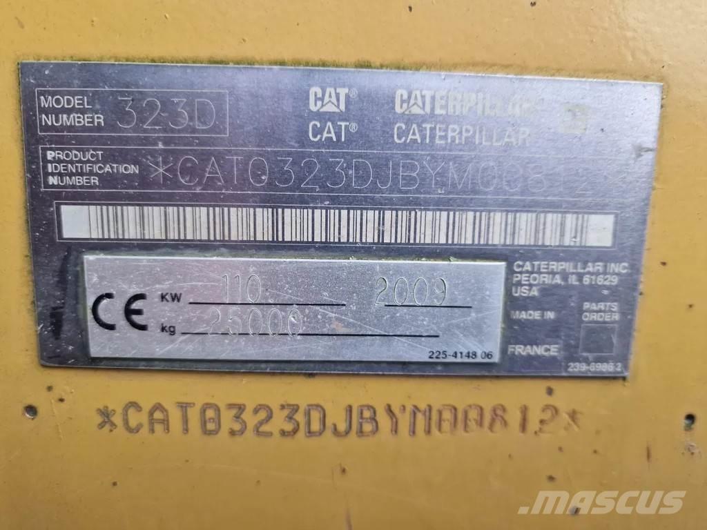 CAT 323d 대형 굴삭기 29톤 이상