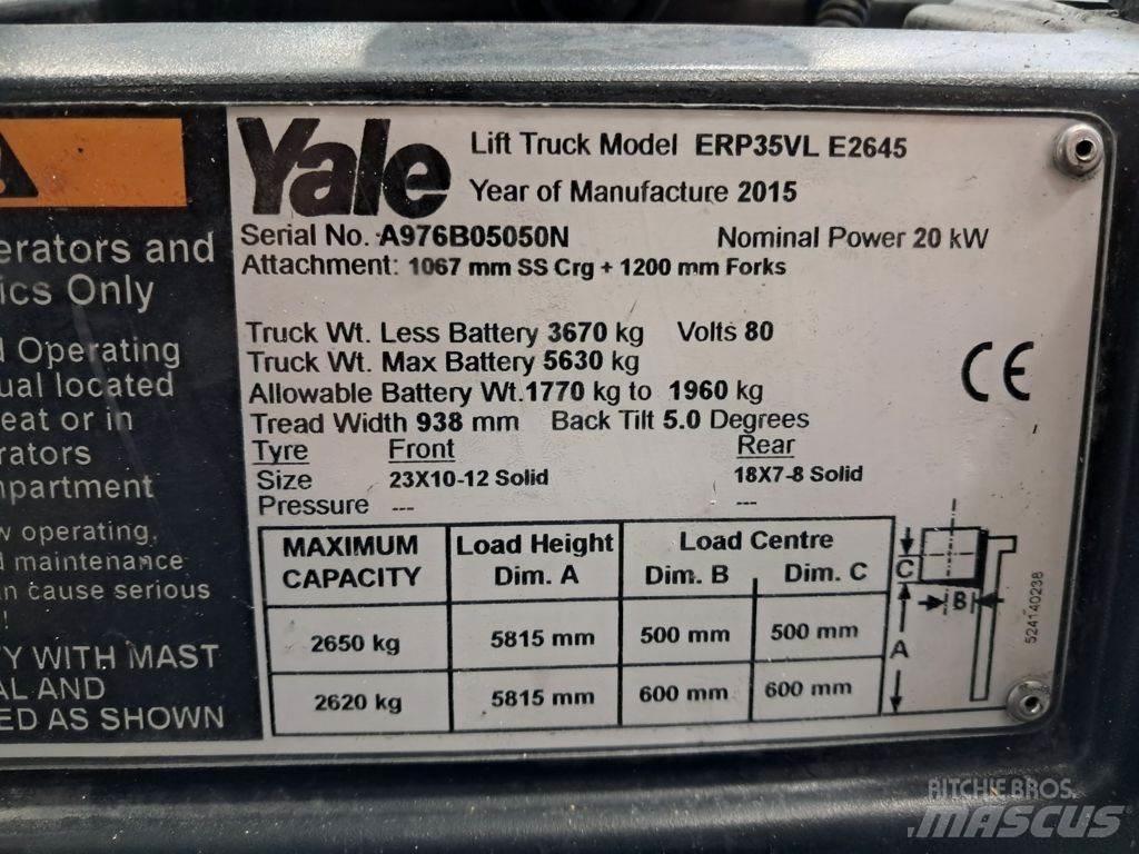 Yale ERP35VL 전동 지게차