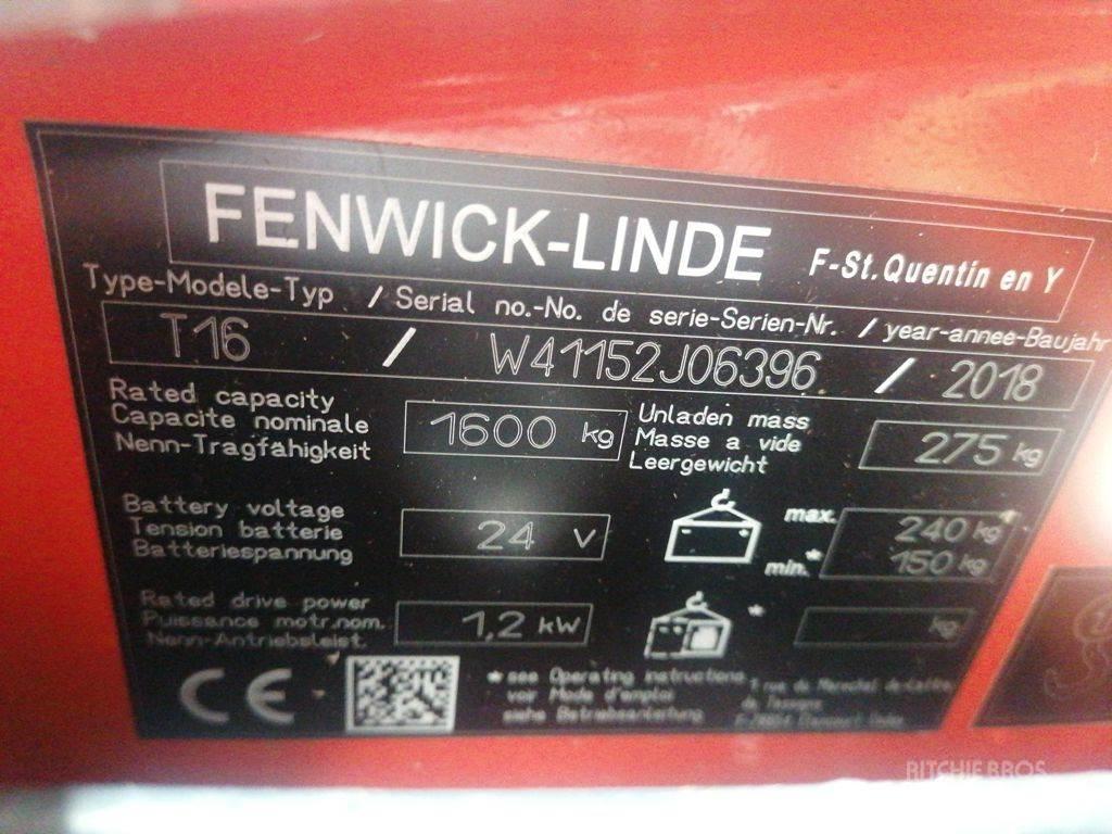Linde T16 경량 리프터