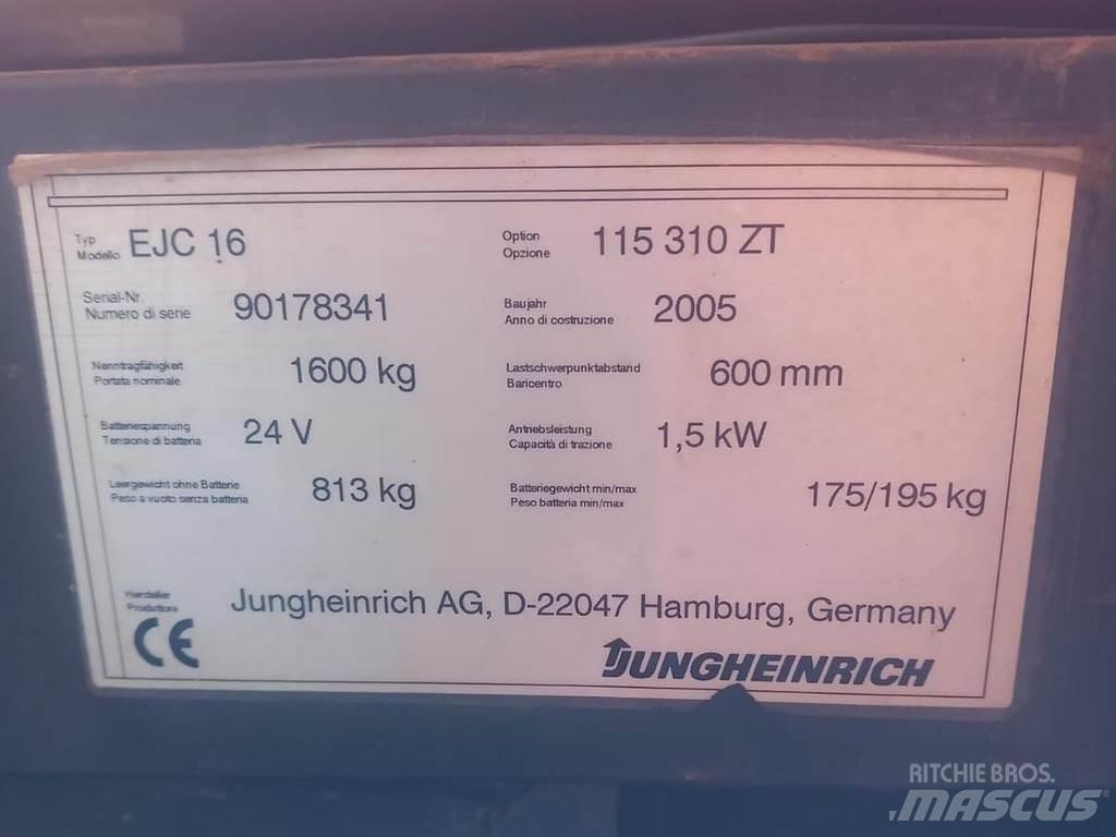 Jungheinrich ECJ16 핸드파레트 트럭