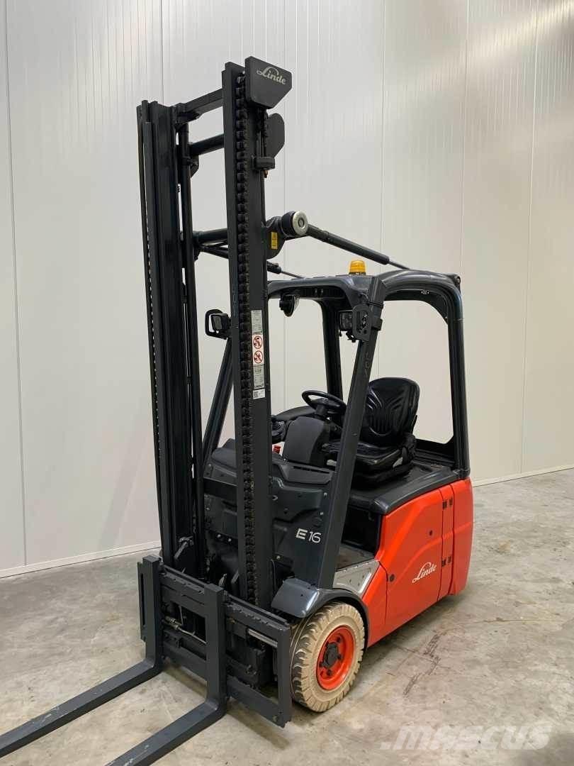 Linde E16C 전동 지게차