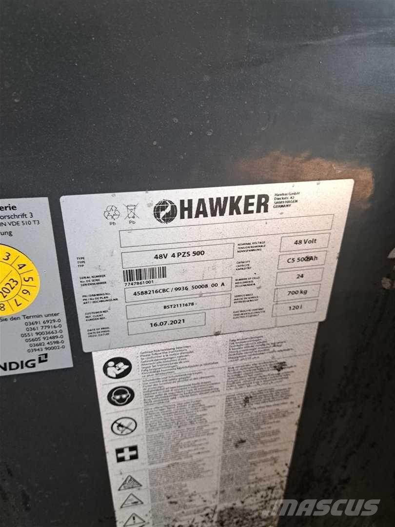 Linde E16C 전동 지게차