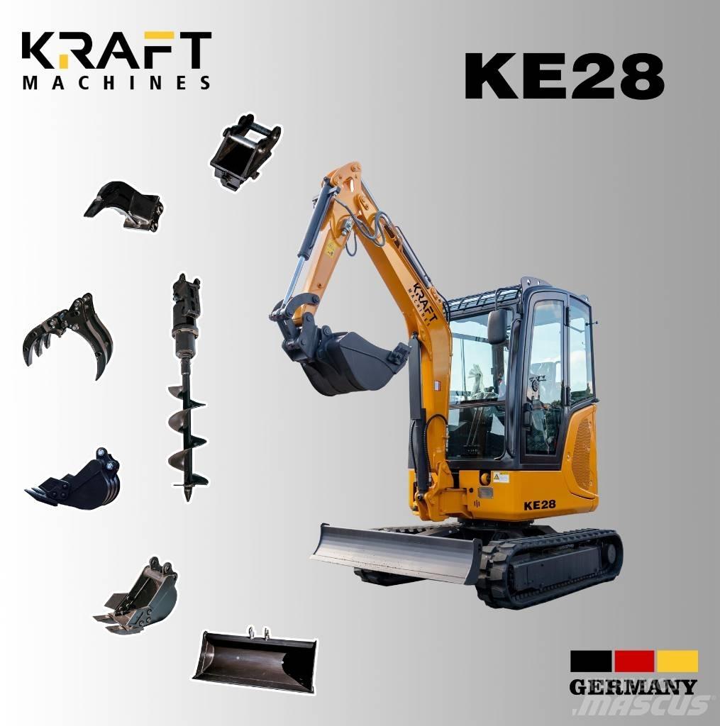 Kraft KE28 소형 굴삭기 7톤 미만