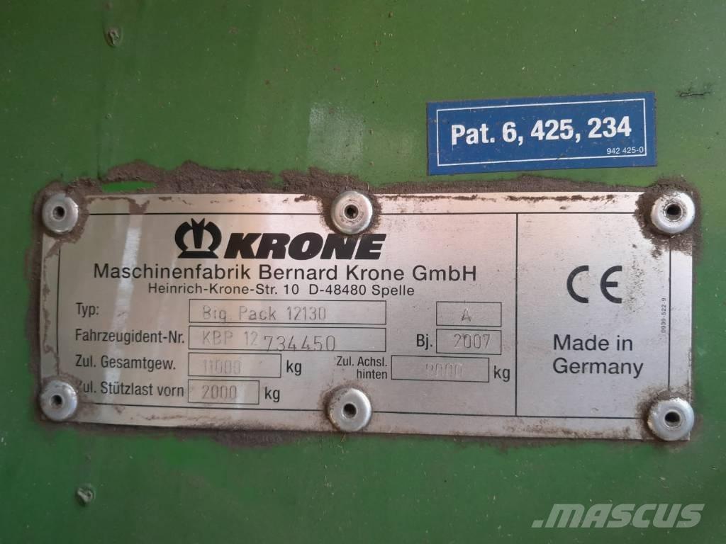 Krone Big Pack 12130 각형 곤포기