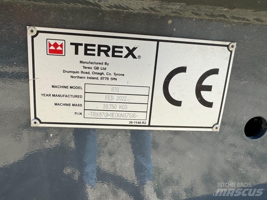 Terex 870 이동식 선별기