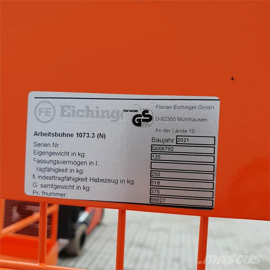 Eichinger 107.3 트레일러 탑재 고소작업대