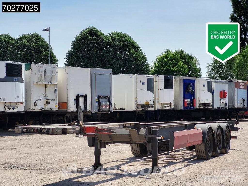 Van Hool 3 axles 컨테이너 세미 트레일러