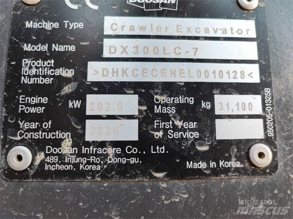Doosan DX300LC-7 대형 굴삭기 29톤 이상