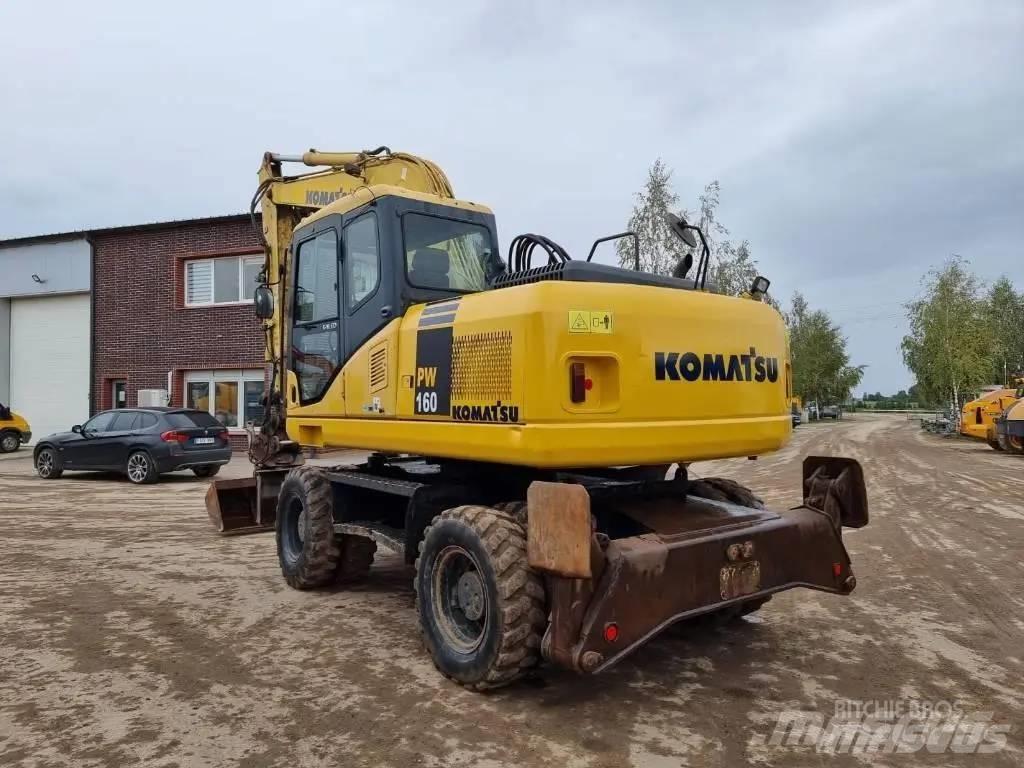 Komatsu PW 160-7  휠 굴삭기