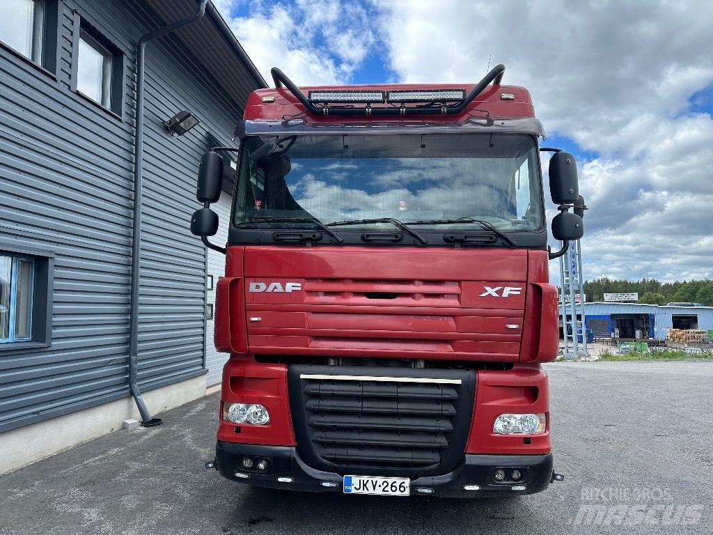 DAF XF105.410 8x2 훅 리프트 트럭