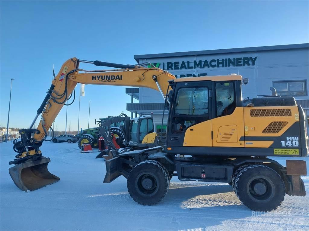 Hyundai HW140  휠 굴삭기