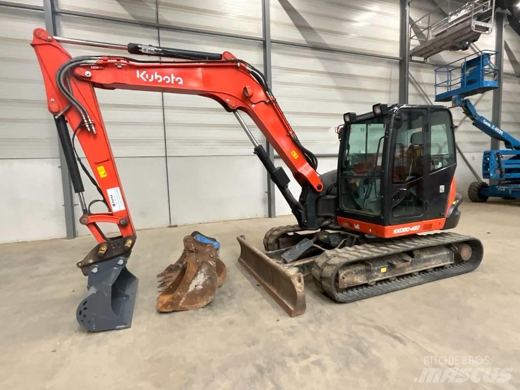 Kubota KX 080-4 A 2 중형굴삭기 7톤-28톤