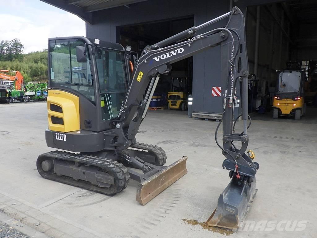 Volvo EC 27 D 소형 굴삭기 7톤 미만
