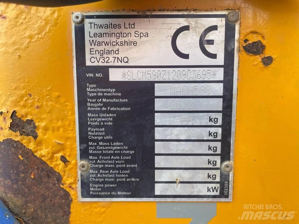 Thwaites 9T dumper 건설현장 덤프트럭