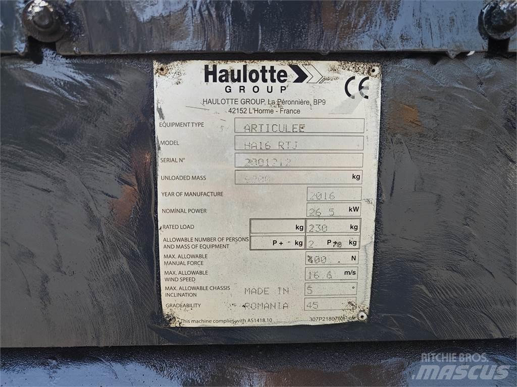 Haulotte HA16RTJ 관절형 전동이동 리프트