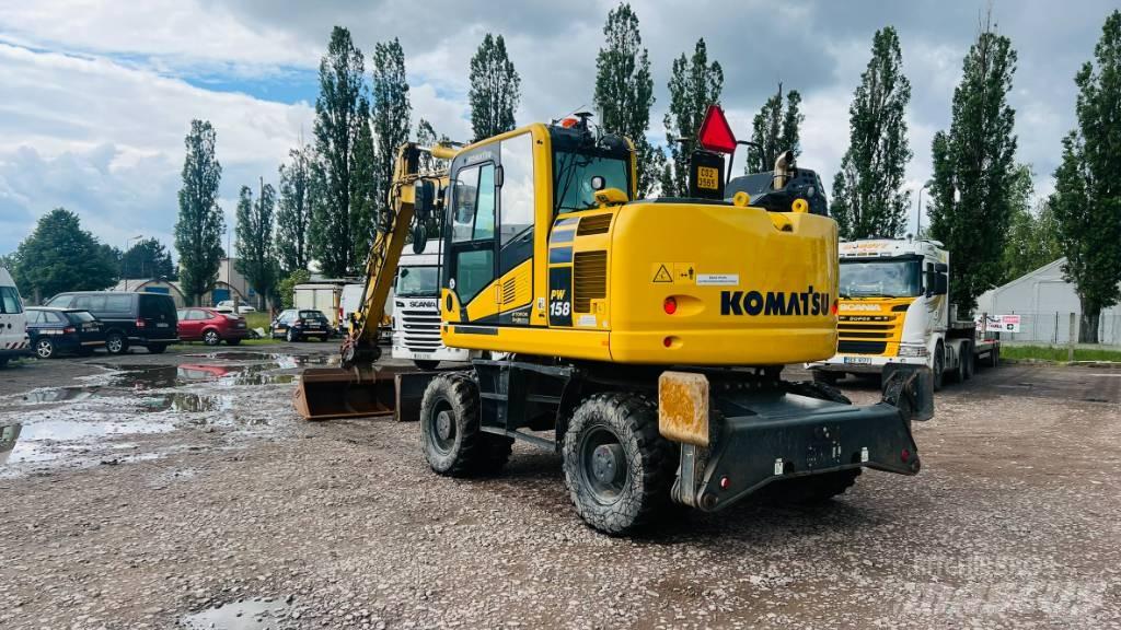 Komatsu PW 158  휠 굴삭기
