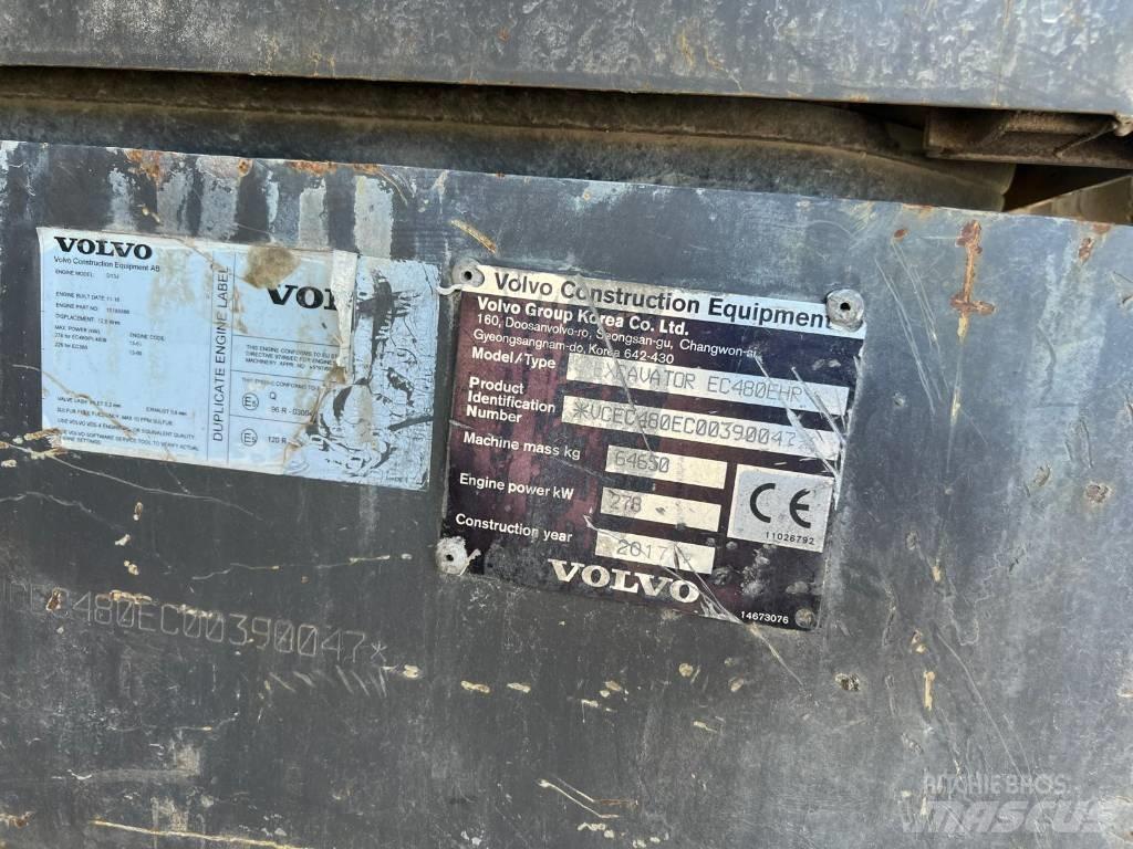 Volvo EC480EHR 파쇄용 굴삭기