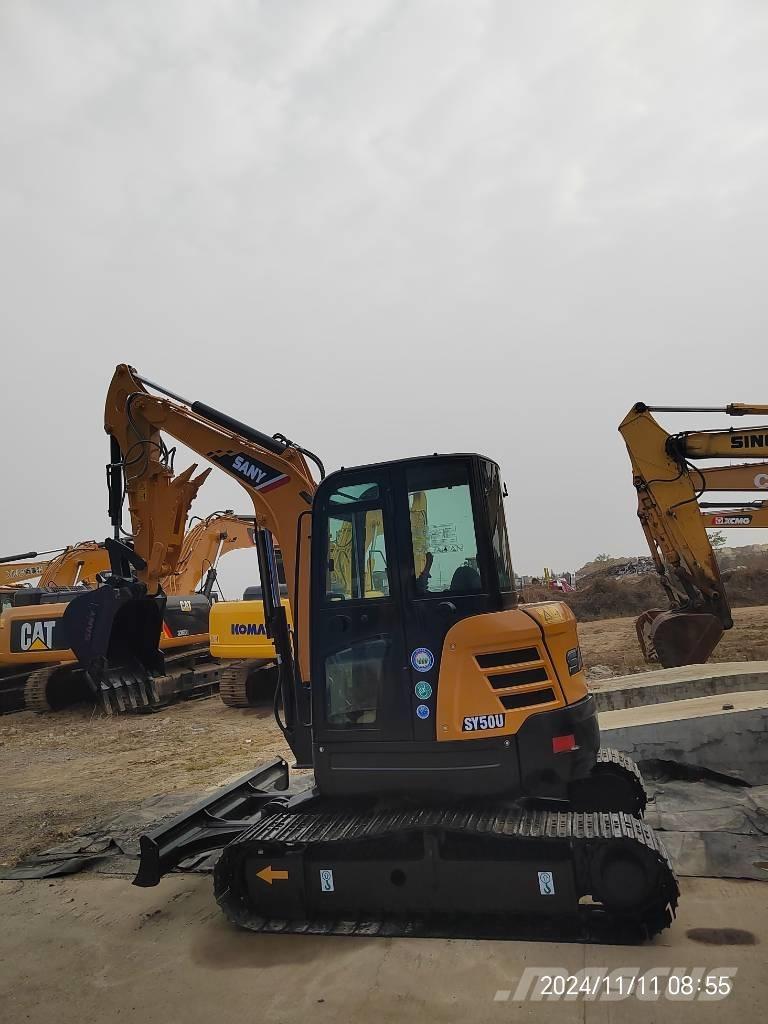 Sany 50u excavator 소형 굴삭기 7톤 미만