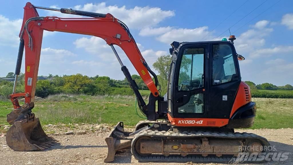 Kubota KX 080-4 중형굴삭기 7톤-28톤
