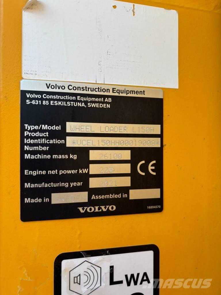 Volvo L150H  휠로우더