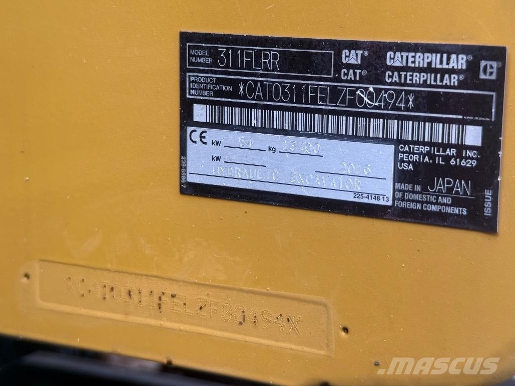 CAT 311 FL RR 대형 굴삭기 29톤 이상